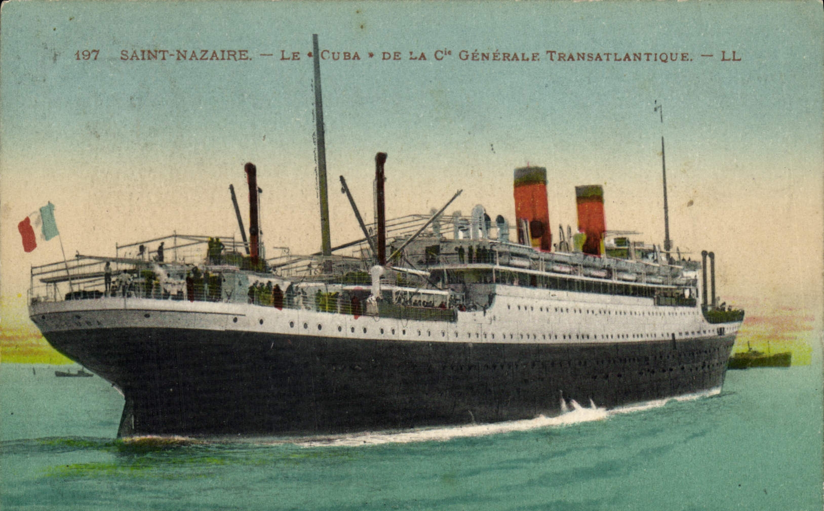 Saint-Nazaire — Le Cuba de la Cie Générale Transatlantique — LL