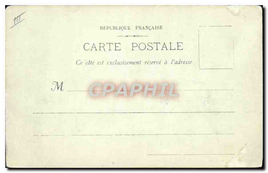 CPA Bateau Marseille Le Caledonien — Verso