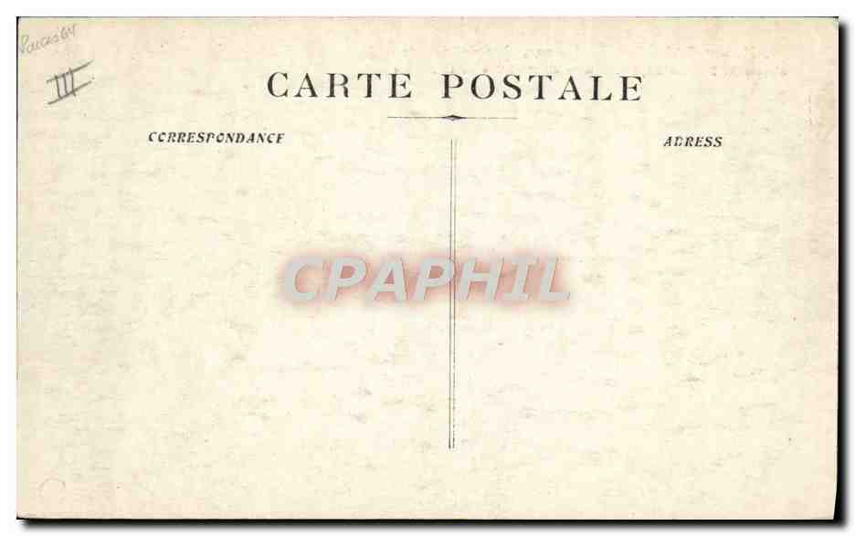Le paquebot « Calédonien » en mousson — illustration du Ministère de la Marine — éditeur non visible — Verso