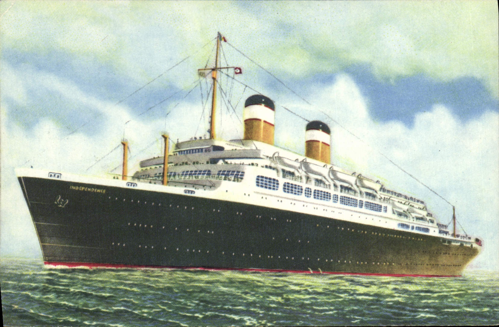 Cruise ship Independence — American Export Lines — n° série non visible - Anverso