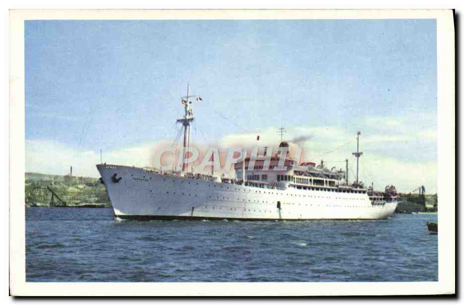 Paquebot "CAMBODGE" — Compagnie des Messageries Maritimes — France