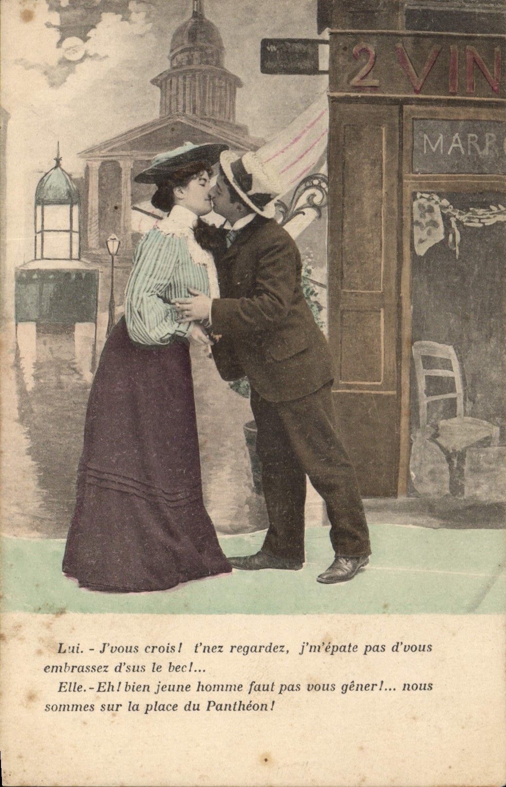 CPA Fantaisie Femme Vin
