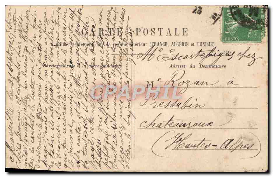 CPA Fantaisie Femme Vin  — Rückseite