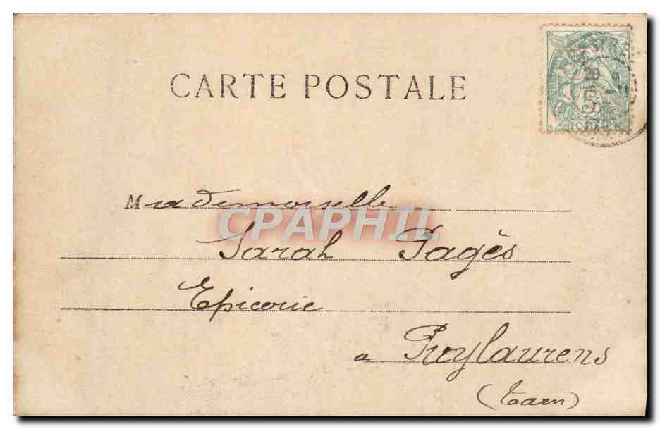 CPA Fantaisie Femme  — Verso