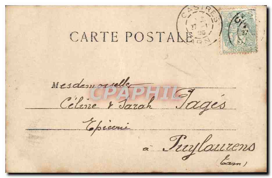 CPA Fantaisie Femme  — Verso