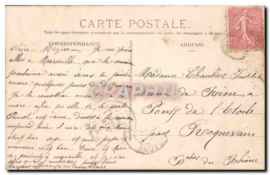 CPA Fantaisie Enfant  — Rückseite