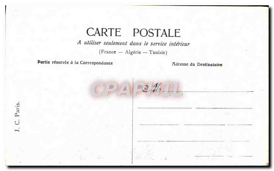 CPA Fantaisie Femme Le premier aveu — Verso