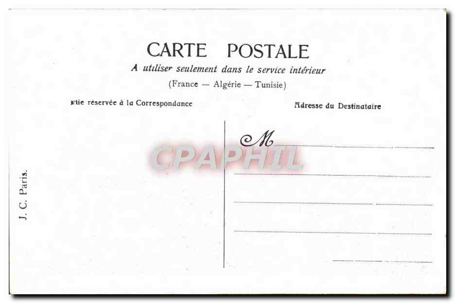CPA Fantaisie Femme Le premier aveu — Verso