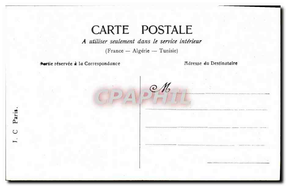 CPA Fantaisie Femme Le premier aveu — Verso