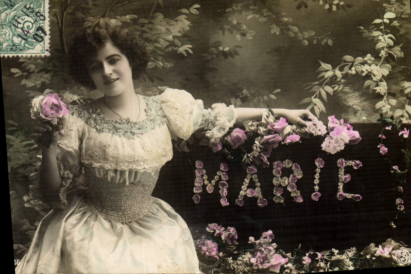 CPA Fantaisie Femme Marie Prenom