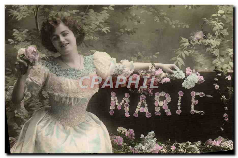 CPA Fantaisie Femme Marie Prenom