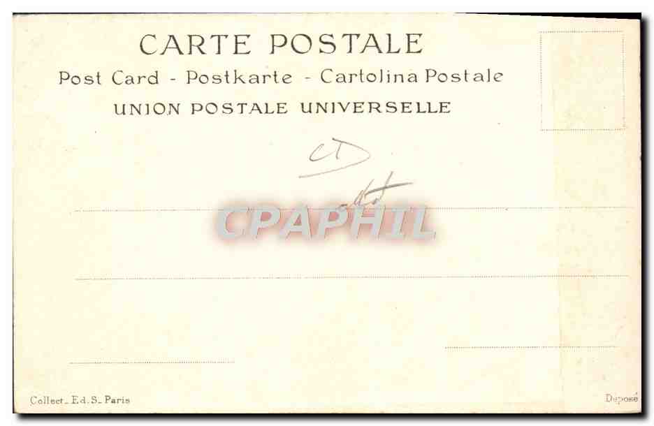CPA Fantaisie Illustrateur Femme — Rückseite