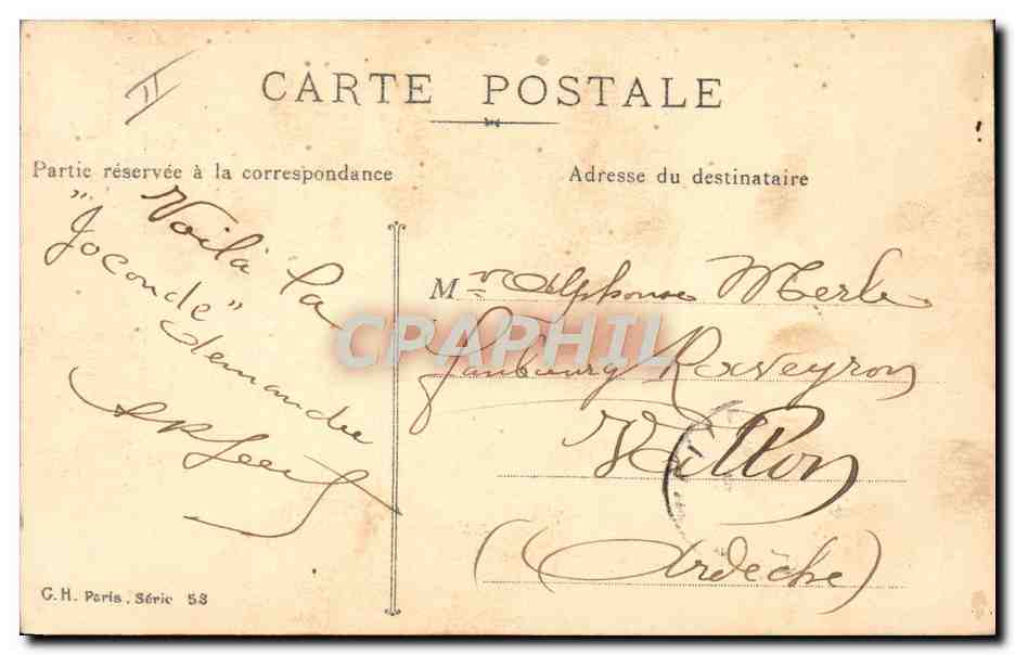 CPA Fantaisie Illustrateur Tradition et nouveaute Marionnettes — Verso
