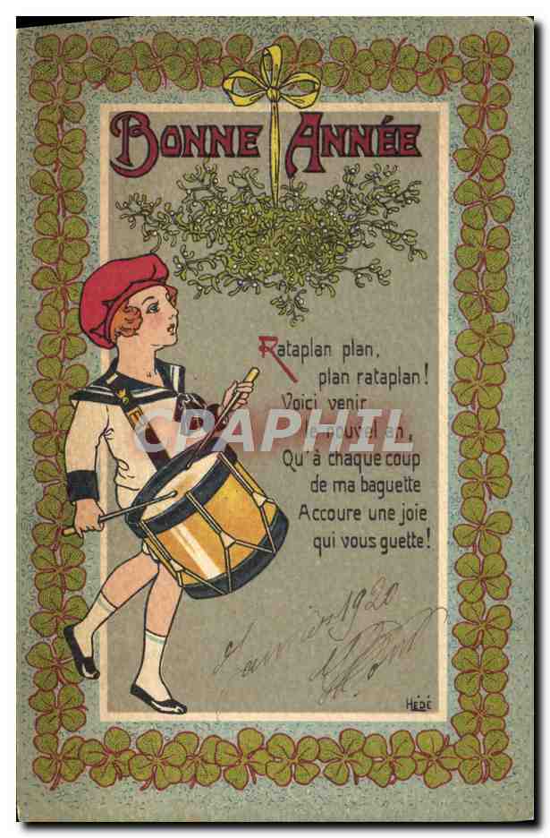 CPA Fantaisie Illustrateur Enfant Batterie Tambour