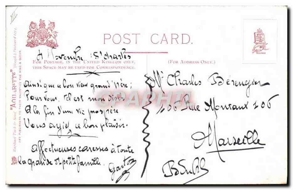 CPA Fantaisie Illustrateur Passive Resistance Enfants — Verso