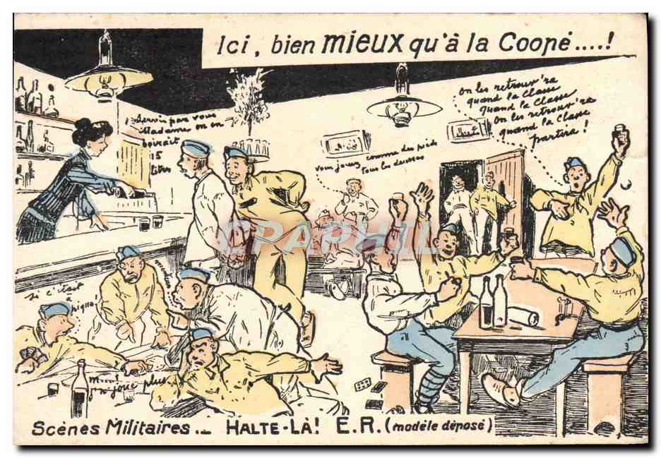 Scènes Militaires — HALTE-LÀ! E.R. (modèle déposé)