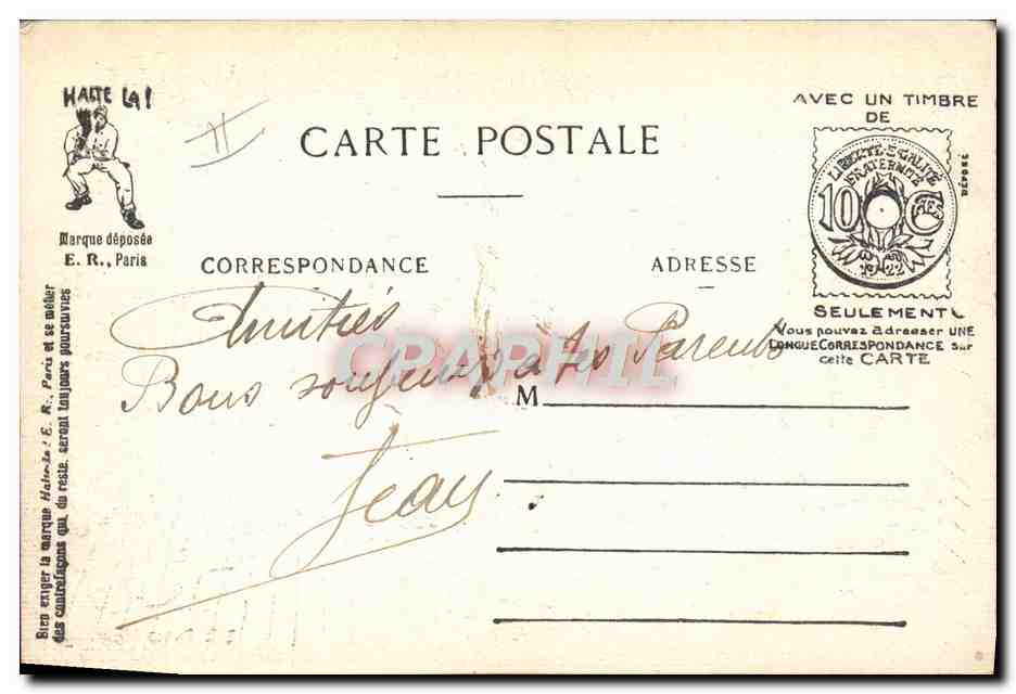 Die ersten Tage eines Blauen — Körperuntersuchung — E.R. Paris (n°15) — Rückseite