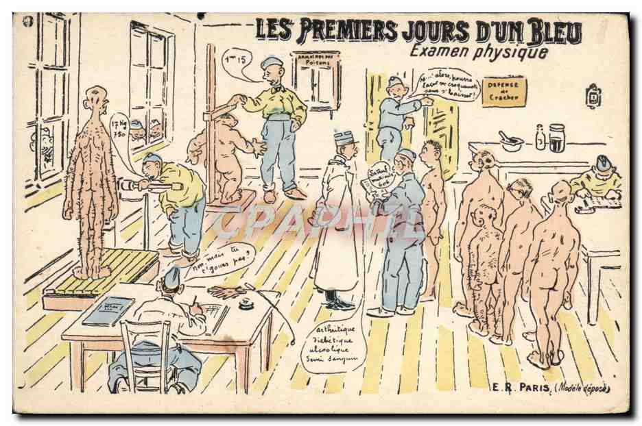 Les Premiers Jours d'un Bleu — Examen physique — E.R. Paris (Modèle déposé)