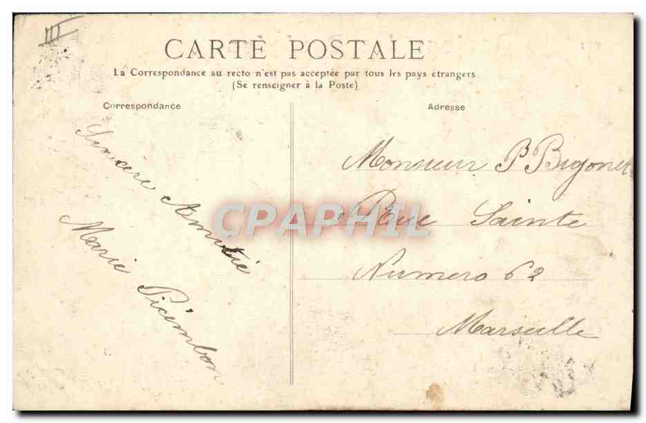 CPA Folklore Pyrenees  — Verso
