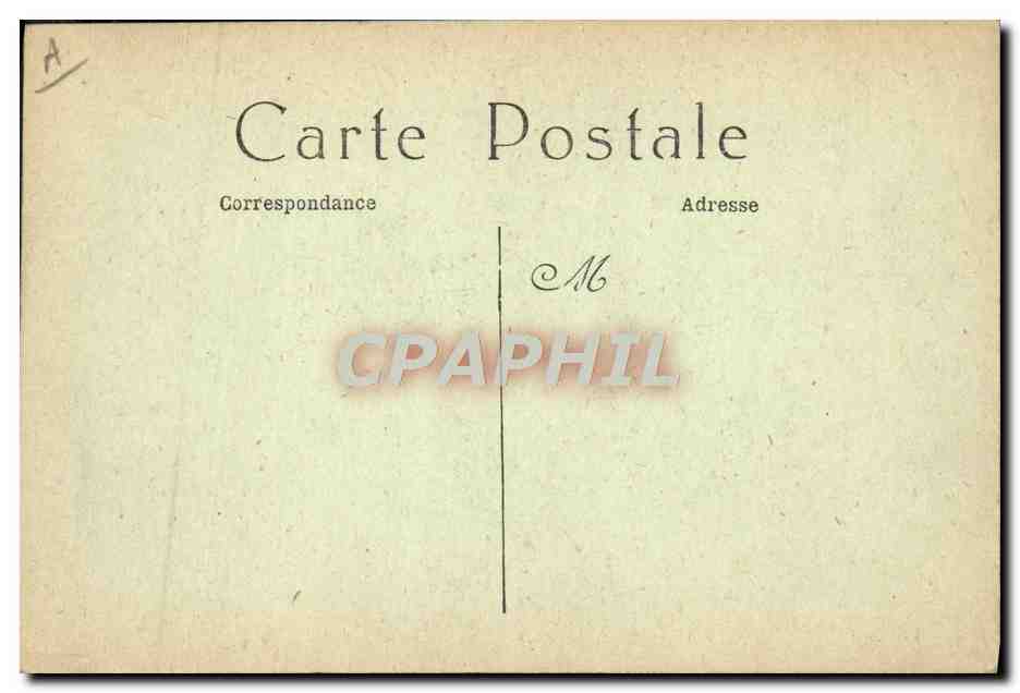 CPA Folklore Auvergne La Bourree — Verso