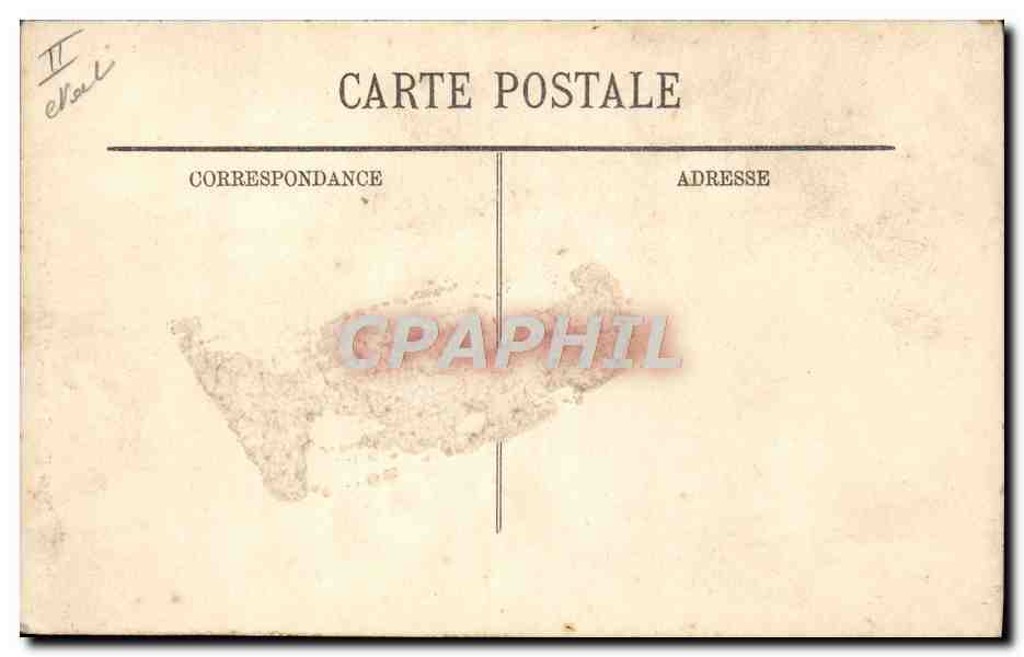 CPA Folklore Types d'Auvergne Le gouter  — Verso