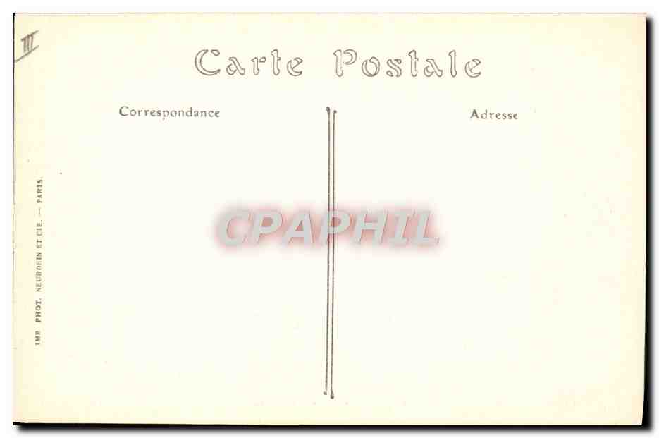 CPA Folklore Auvergne La bourree — Verso