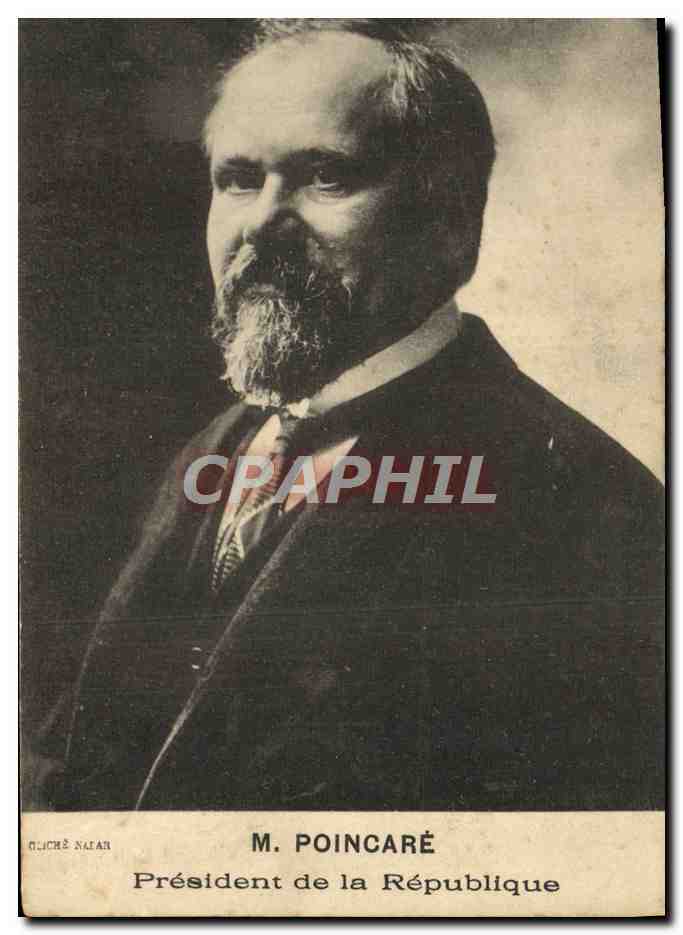 Herr Poincaré — Präsident der Republik — Pliché Nalar