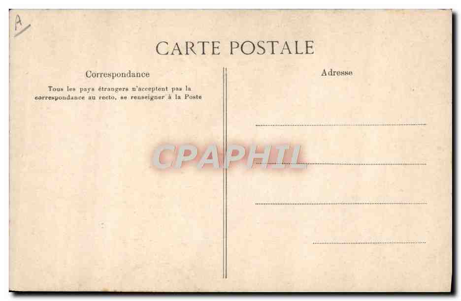 M. Fallières — Président de la République — Cliché Pirou — Verso