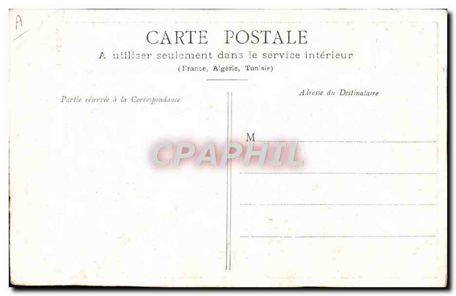 Armand Fallières — Président de la République Française — Photocrom Lyon, Ed. Soulé, Toulouse — Verso