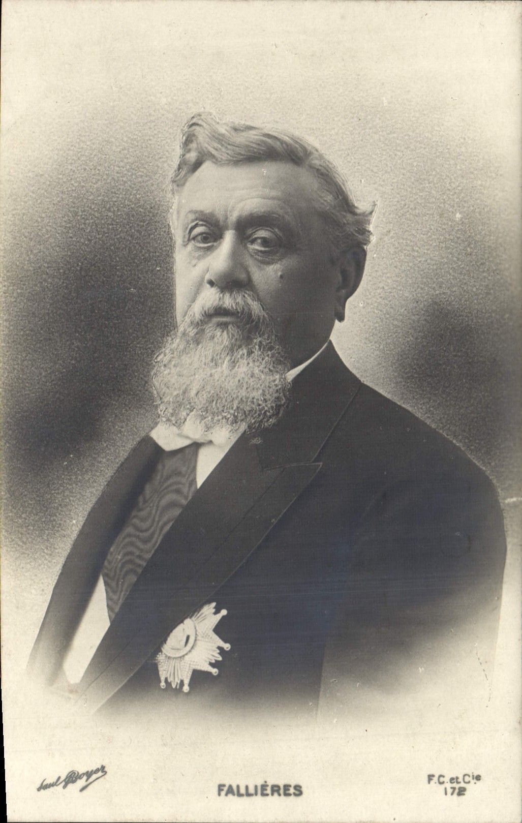 Portrait de Fallières — photographe F.C. et Cie, n°178