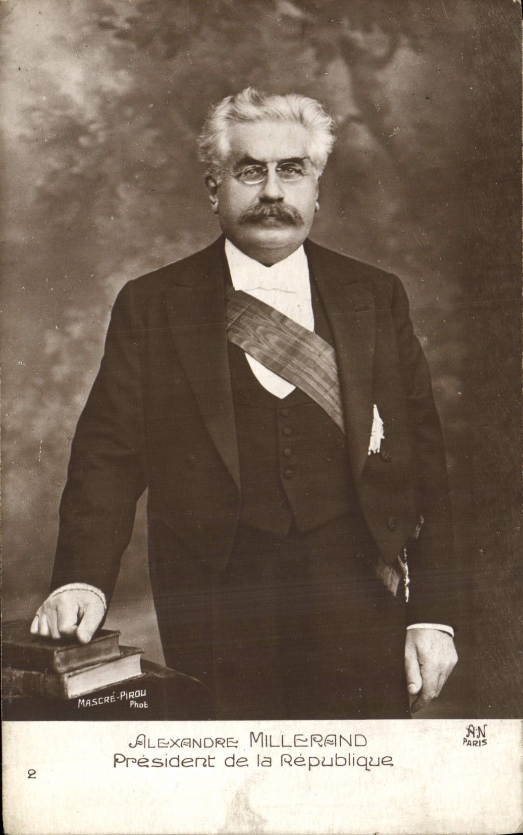 Alexandre Millerand — Président de la République — Mascre-Pirou, Paris