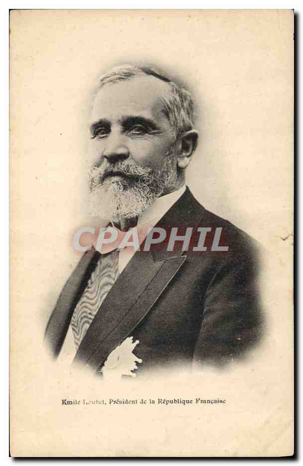 Émile Loubet, Président de la République Française — portrait officiel — éditeur non identifié