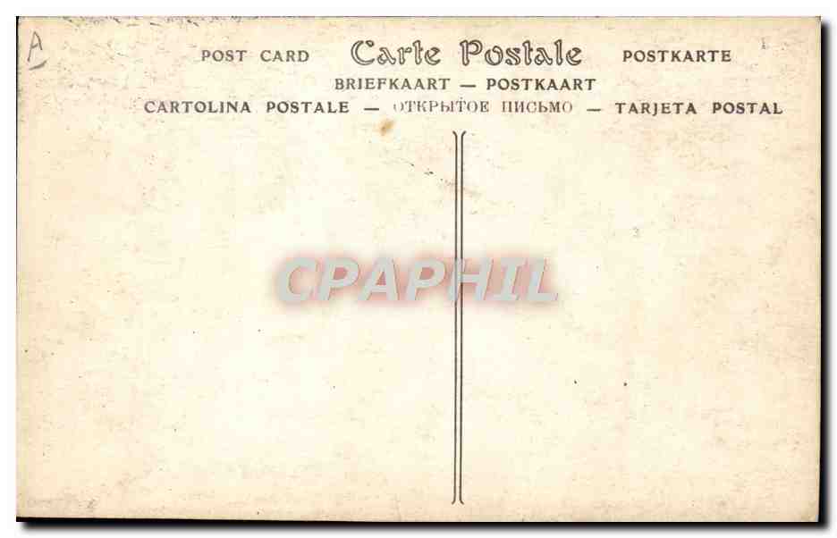 CPA Raymond Poincare President de la Republique — Verso