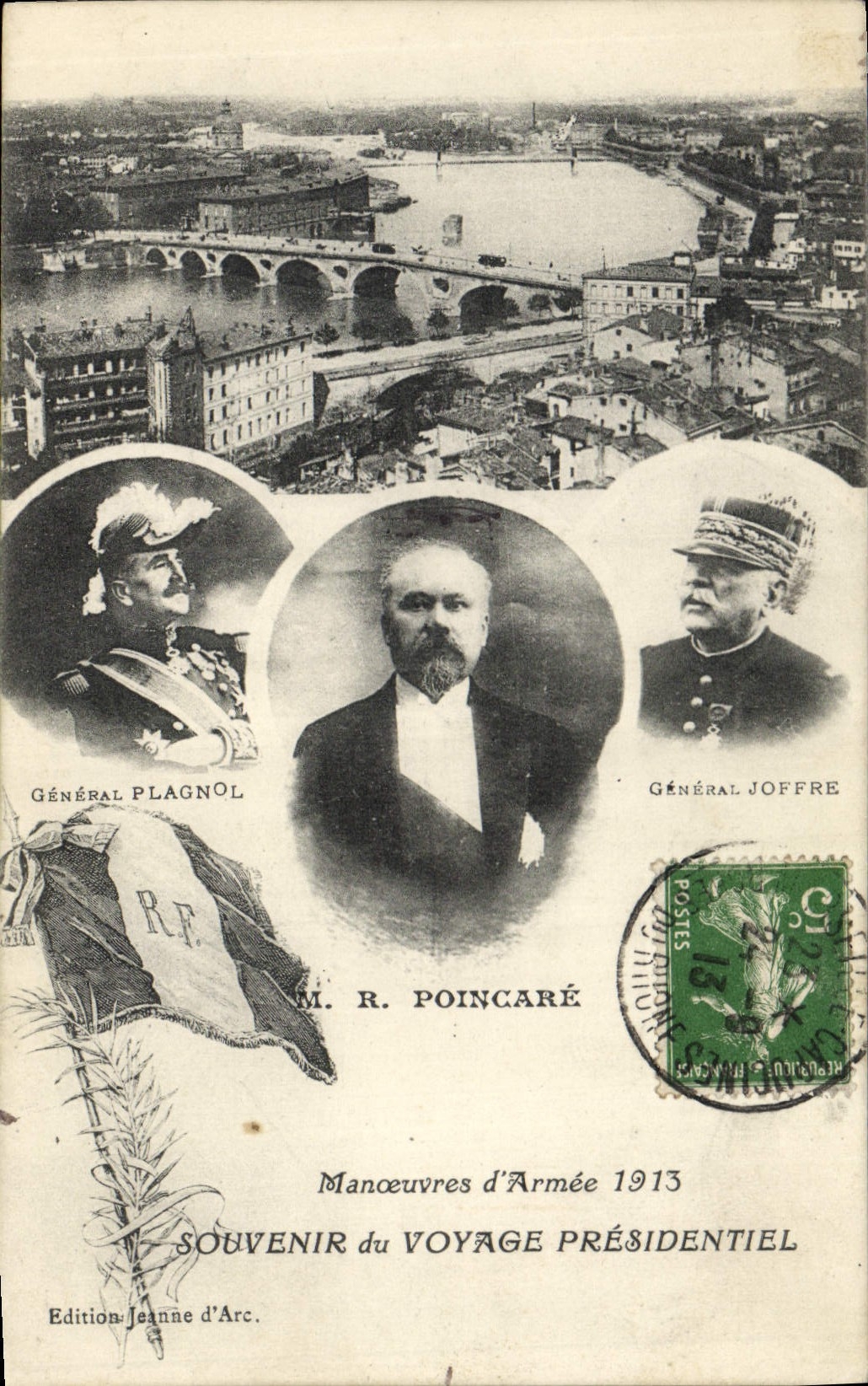 Militäroperationen 1913 — Erinnerung an die Präsidentenreise — Edition Jeanne d'Arc