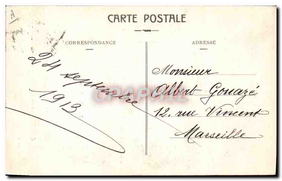 Militäroperationen 1913 — Erinnerung an die Präsidentenreise — Edition Jeanne d'Arc — Rückseite
