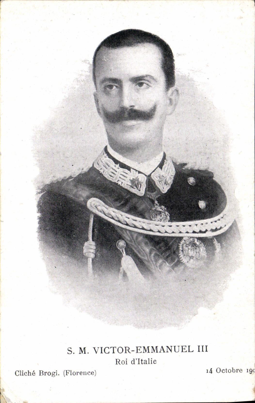 S.M. VICTOR-EMMANUEL III — Roi d'Italie — Cliché Brogi (Florence)