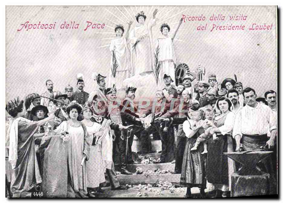 CPA Apotesosi della Pace Presidente Loubet