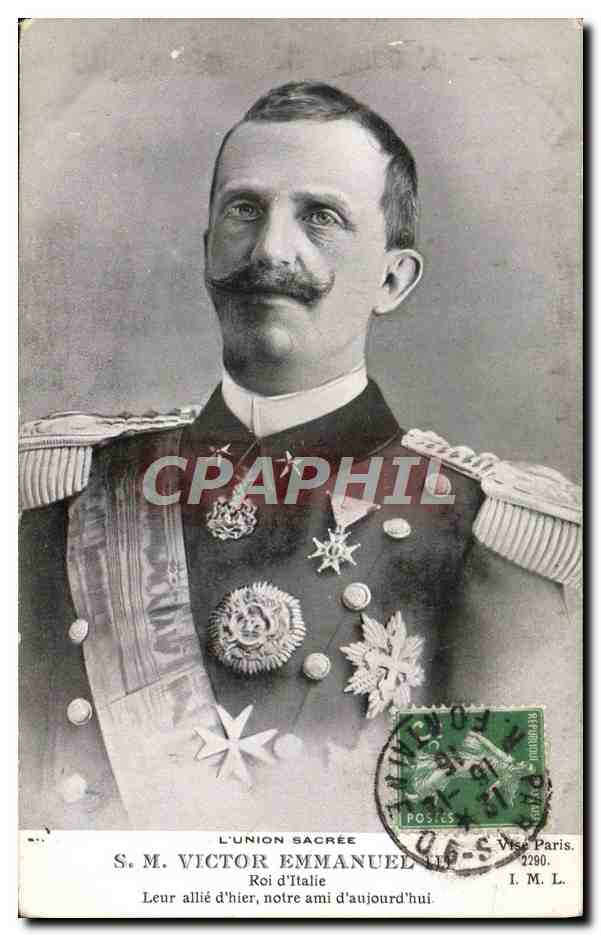 S. M. Victor Emmanuel III — Roi d'Italie — Édition Patrioticque