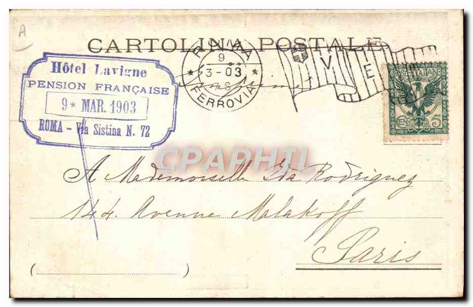 Umberto I — Né à Turin le 14 mars 1844, décédé à Monza le 29 juillet 1900 — TIP. PISTULESI — Verso
