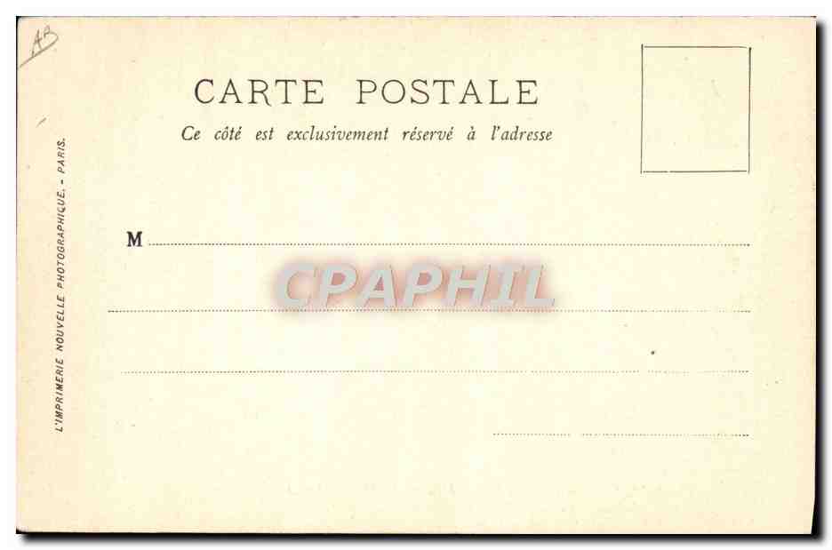 Le Roi et la Reine d'Italie à Paris — 14-18 Oct. 1903 — LL. MM. — La Tribune Présidentielle — Verso