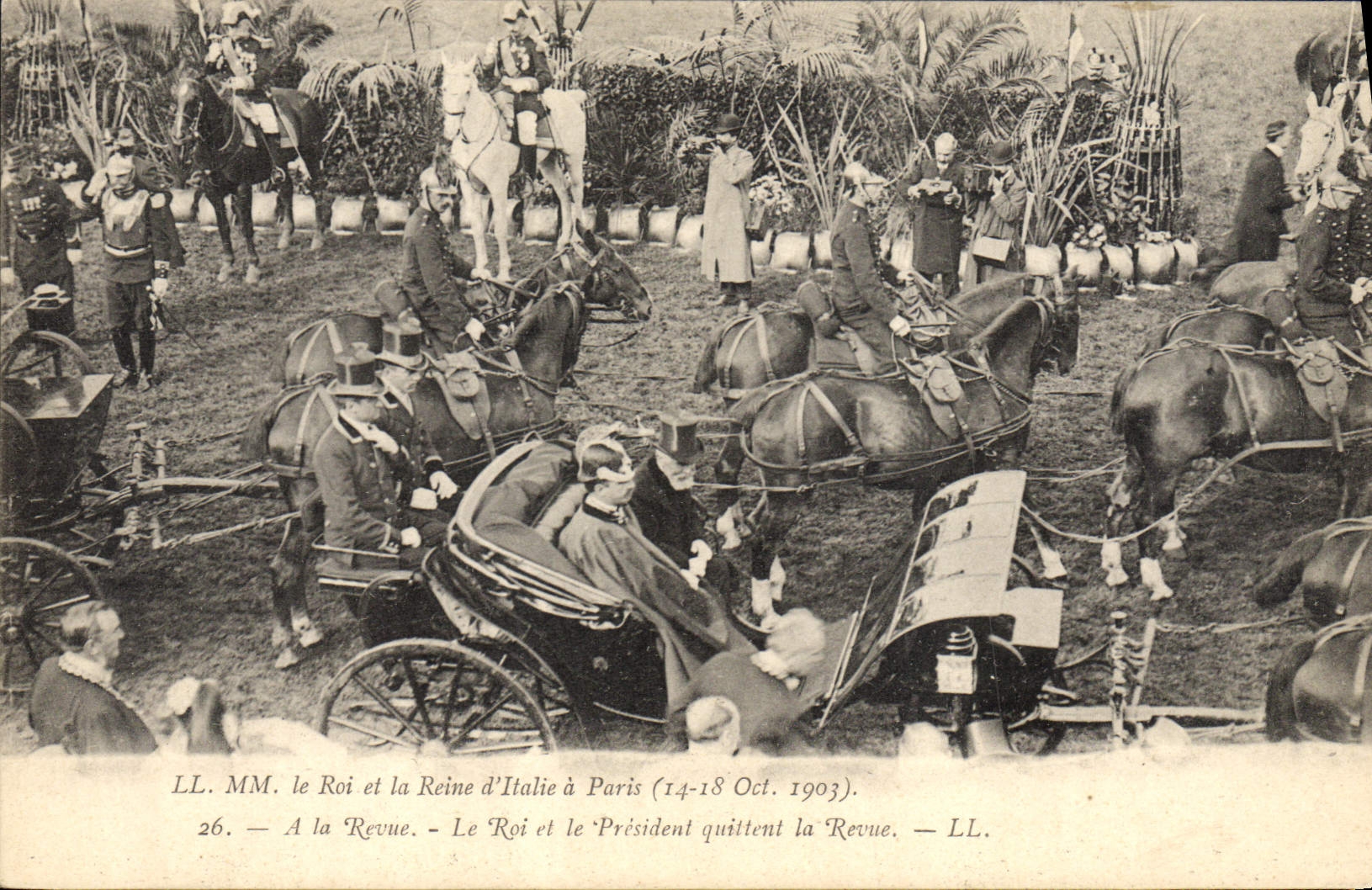 Le Roi et la Reine d'Italie à Paris — 14-18 Oct. 1903 — L'Imprimerie Nouvelle Photographique