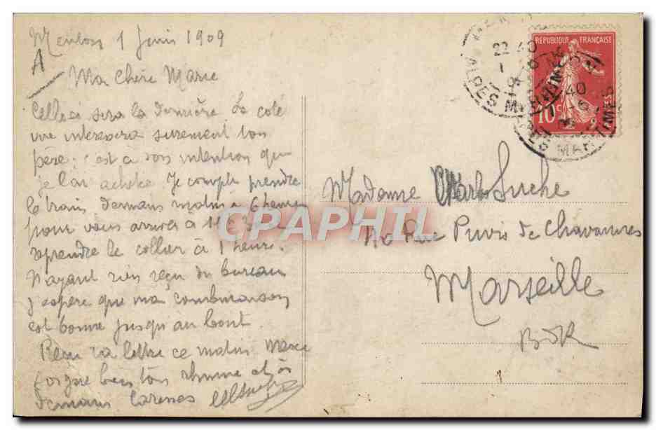 Famiglia Reale Italiana — portrait officiel de la famille royale italienne — éditeur VAT n°1453 — Verso