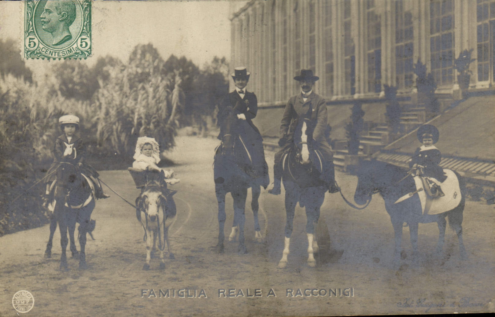 Famiglia Reale a Racconigi — Diffida Edizioni autorizzata — n° de série non visible