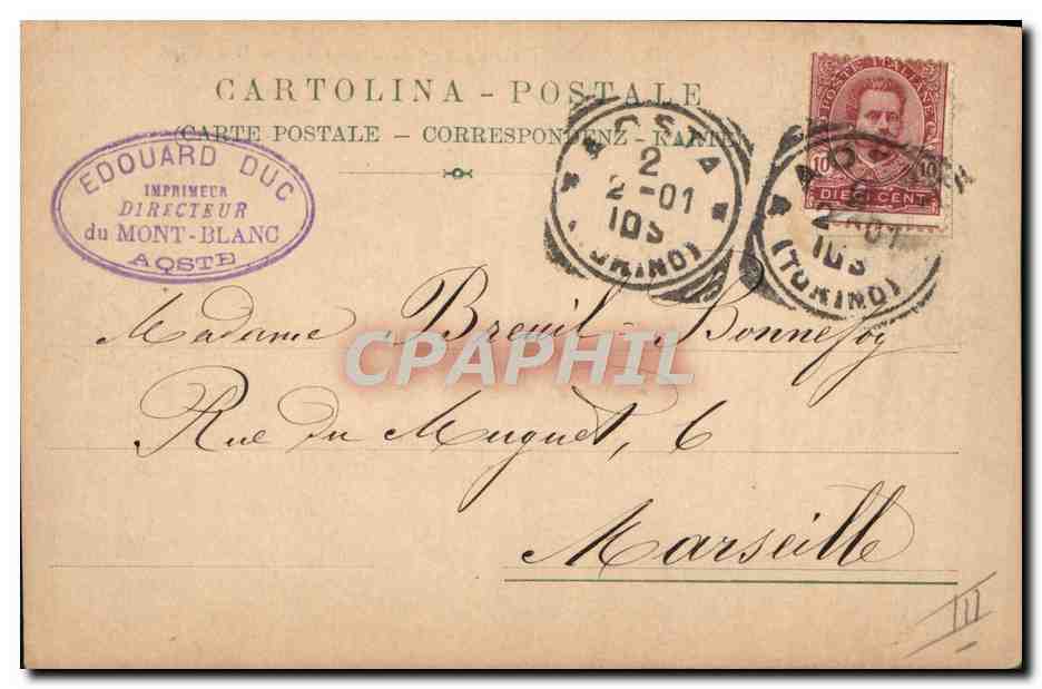 S.A.R. Guglielmina, Regina d’Olanda — Società Edit. Cartolina Molfese (Torino) — n° 1323 — Reverso