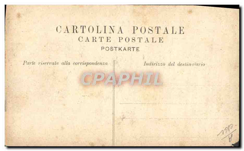 CPA Mlle Troupel Balmadier Le regine dei mercati di Torino e Parigi alle teste Palatine 1904 — Verso