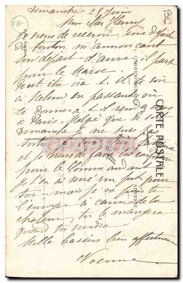 Rieux — Institution Saint-Cizi — Fête de Gymnastique du 22 juin 1913. Mouvements d'ensemble (Adultes) — Reverso