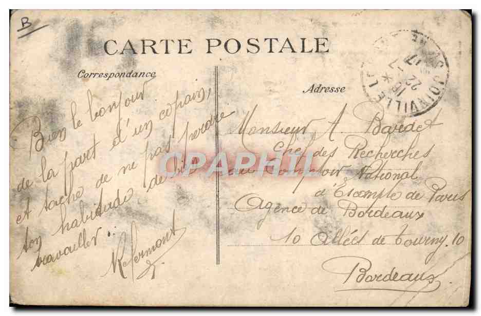 Joinville-le-Pont — École normale militaire de gymnastique et d'escrime — Éditeur B+D, n°13 — Reverso