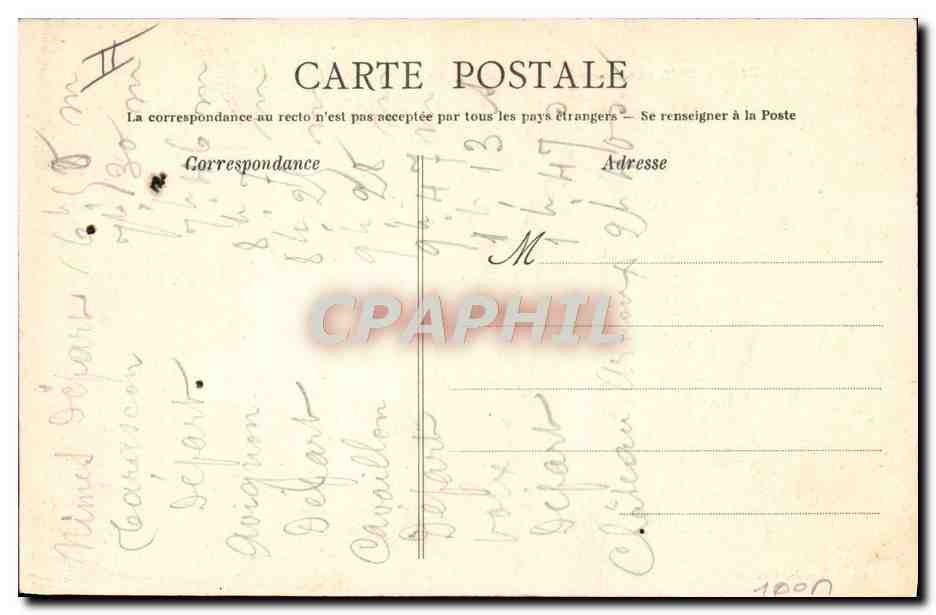 Il Cervo, nave scuola di pilotaggio — Collezione H. Laurent, Port-Louis — Verso