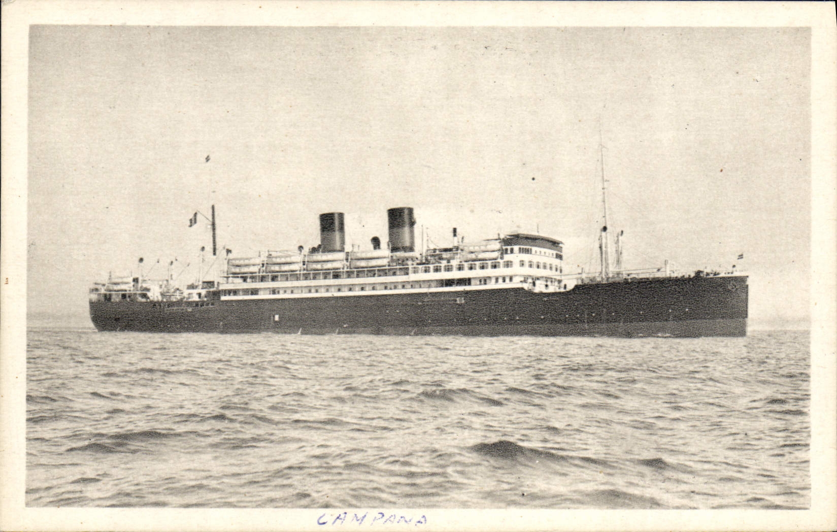 CPA Bateau Campana Ste Gle des Transports Maritimes