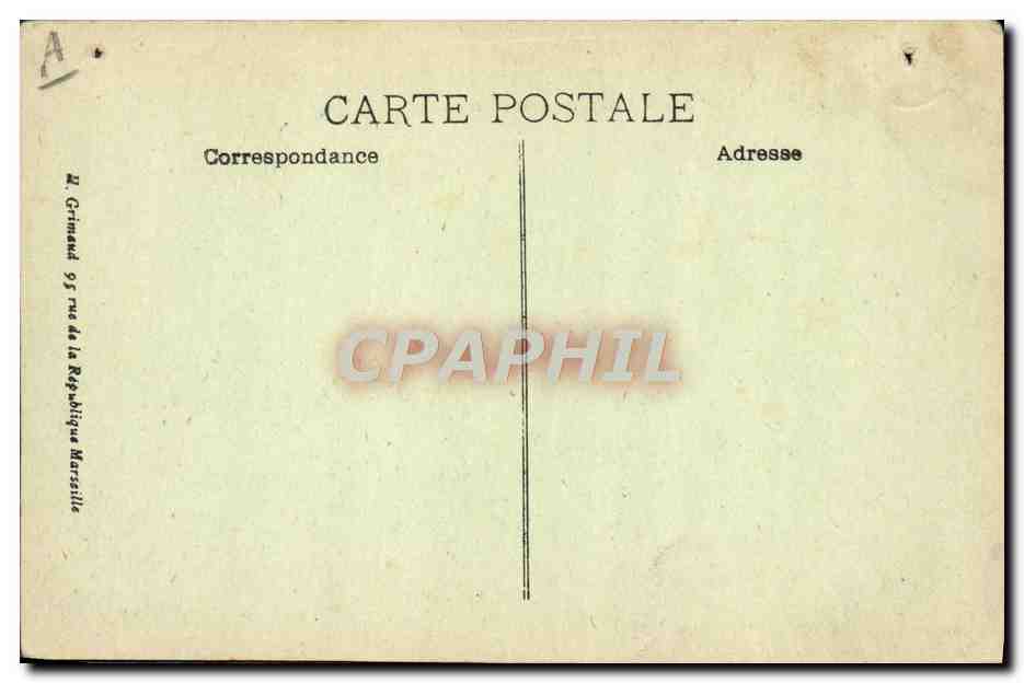 S S CORDILLERE — Cie des Messageries Maritimes — éditeur non visible — Verso